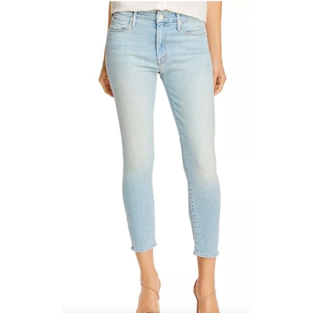 MOTHER The Looker Skinny Jeans in Swimming Pool Sunday 26